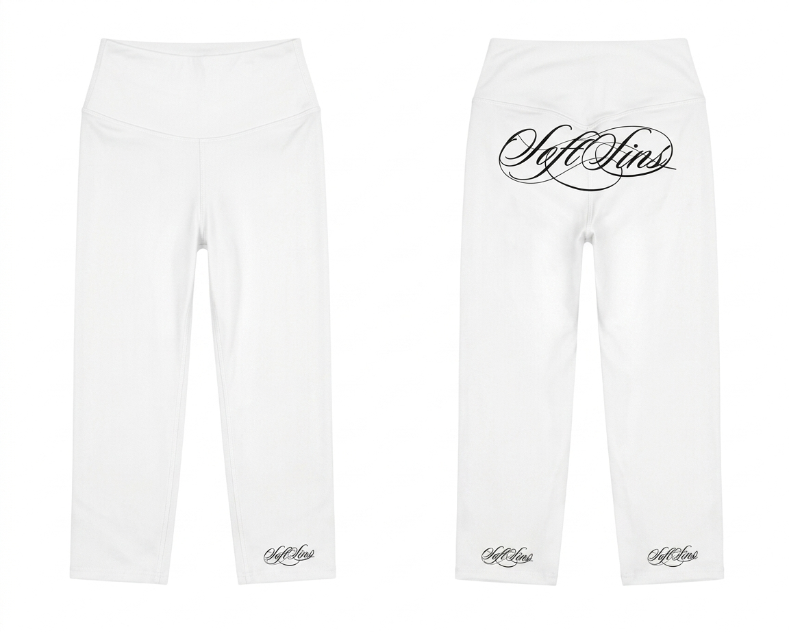 White Lie | Signature Capri Leggings